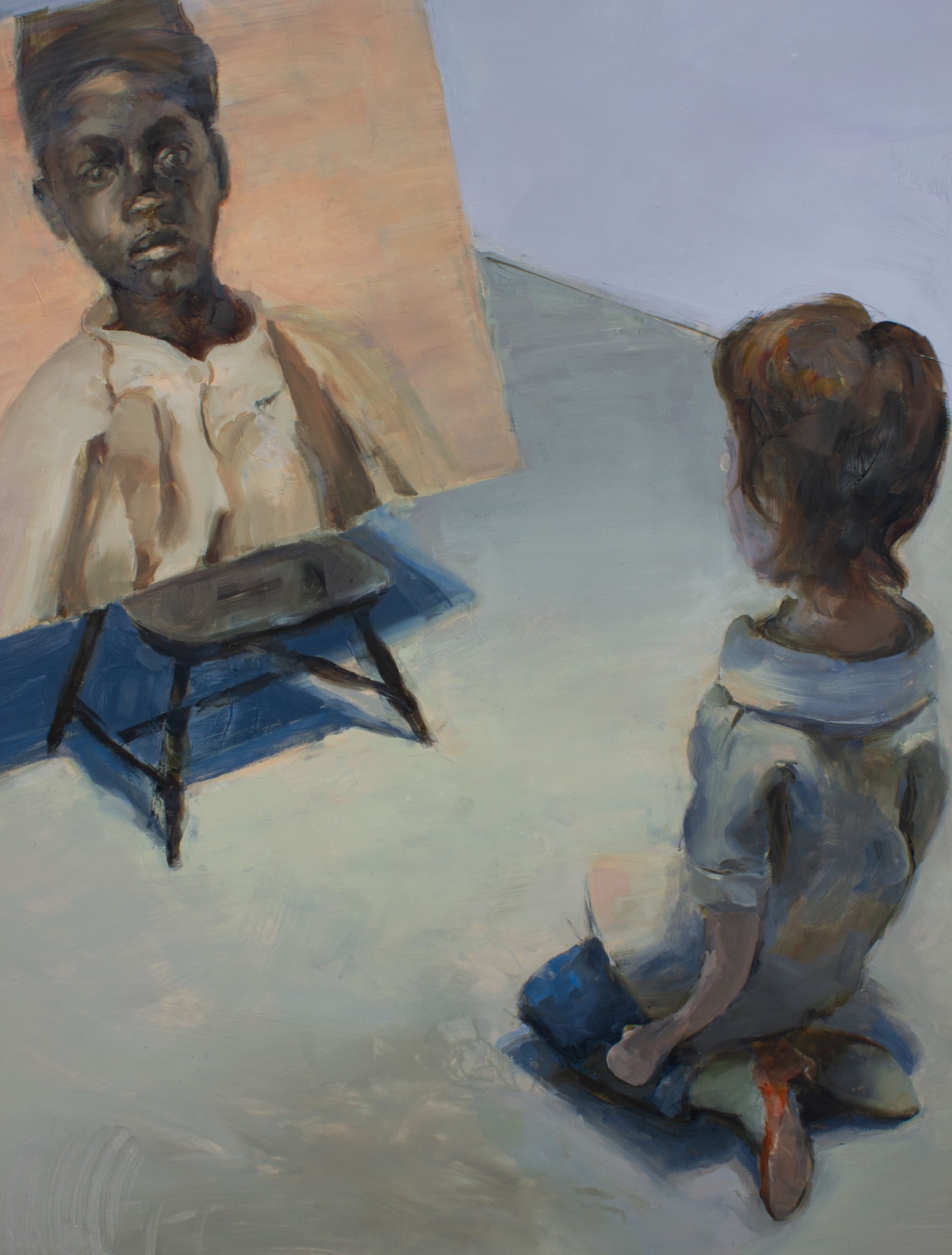 DETAIL, "painting and doll"